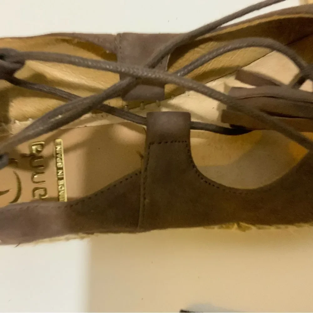 Kanna Espadrille Sandals Sz 38 Spain